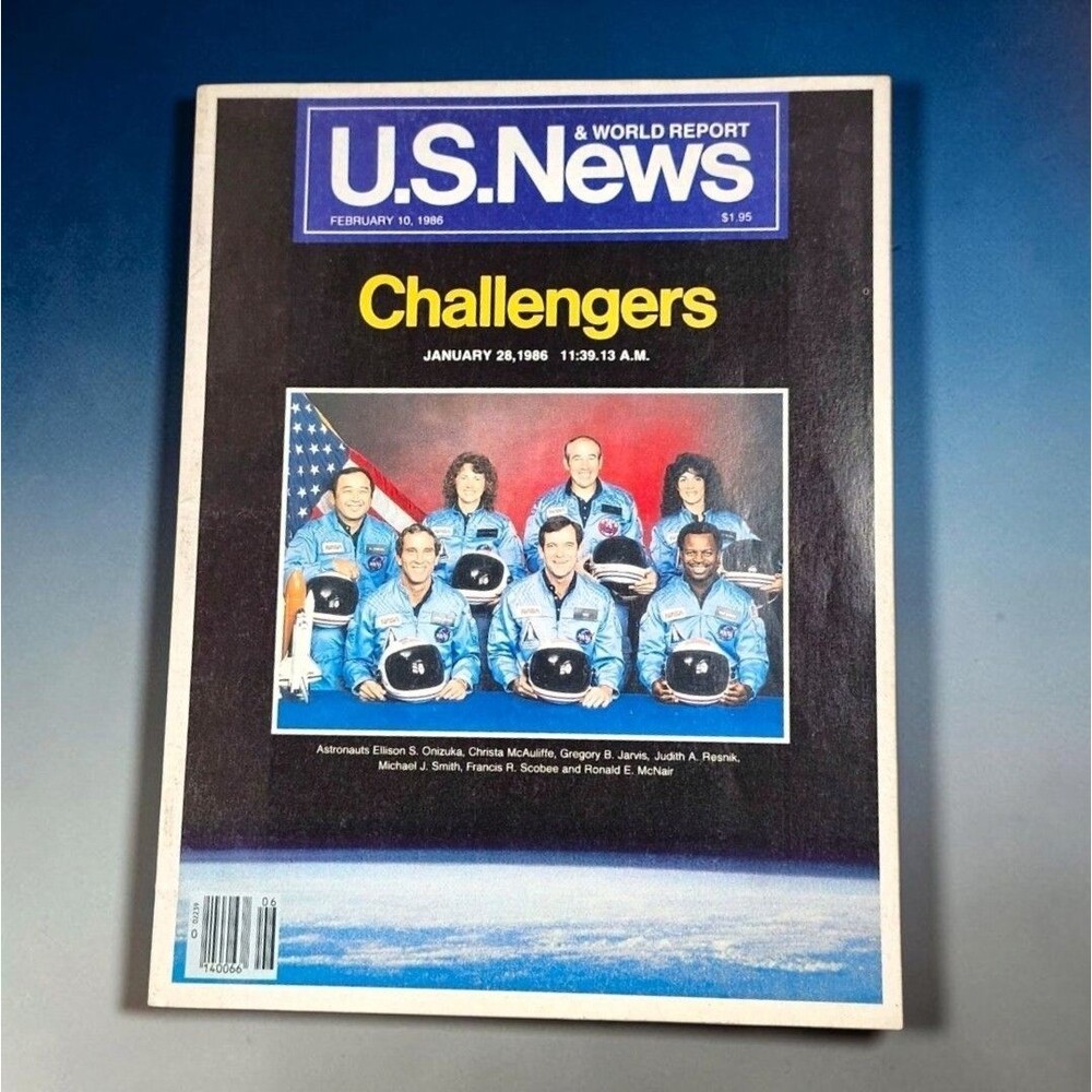 U.S. News & World Report Challenger Disaster Magazine Feb 10 1986 Original NASA